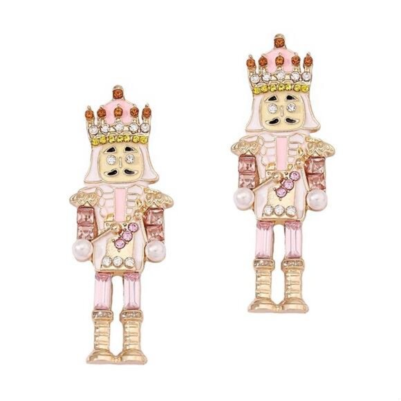 Christmas Nutcracker Earrings - Picture 5 of 7